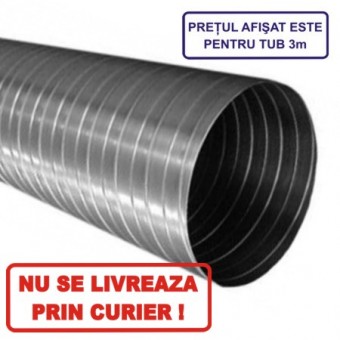Tub circular tip SPIRO 500 L=3m